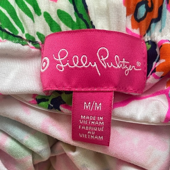 LILLY PULITZER Nosey Posey Floral strapless Maxi size Medium - Picture 4 of 6